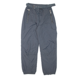 SUN SET Belted Insulated Outdoor Womens Trousers Grey Straight 90s W27 L29