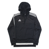 ADIDAS Womens Black Hoodie S