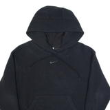 NIKE Fleece Oversized Womens Black Hoodie S