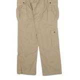 Military Cargo Mens Trousers Beige Regular Straight W29 L32
