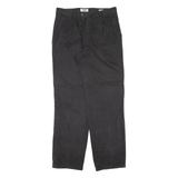 SCHILD Mens Trousers Black Relaxed Straight W31 L31