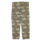 Cargo Camo Womens Trousers Green Regular Straight W32 L26