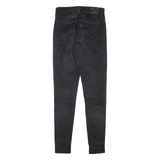 LEVI'S 720 High Rise BIG E Womens Jeans Black Slim Skinny W27 L30