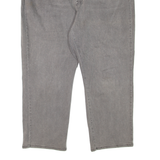 LEVI'S Ribcage Ankle Womens Jeans Grey Relaxed Straight W40 L26