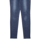 LEVI'S Mid Rise Womens Jeans Blue Slim Skinny Stone Wash W27 L32