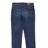 LEVI'S Mid Rise Womens Jeans Blue Slim Skinny Stone Wash W27 L32
