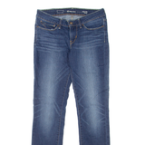 LEVI'S Modern Rise Womens Jeans Blue Slim Straight Stone Wash W28 L30