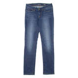 LEVI'S Modern Rise Womens Jeans Blue Slim Straight Stone Wash W28 L30