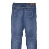 LEVI'S Modern Rise Womens Jeans Blue Slim Straight Stone Wash W28 L30