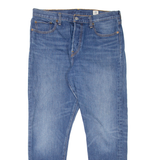 LEVI'S Womens Jeans Blue Regular Straight Stone Wash W32 L27