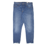 LEVI'S Womens Jeans Blue Regular Straight Stone Wash W32 L27