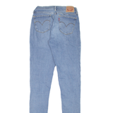 LEVI'S 710 Womens Jeans Blue Slim Skinny Stone Wash W24 L34