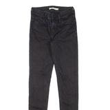 LEVI'S 710 Mens Jeans Black Slim Skinny W22 L30