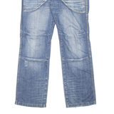 JAM 52 Mens Jeans Blue Regular Straight Stone Wash W31 L32