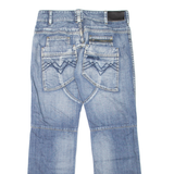 JAM 52 Mens Jeans Blue Regular Straight Stone Wash W31 L32