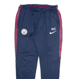NIKE Dri Fit Womens Sweatpants Blue Straight M W36 L29