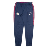 NIKE Dri Fit Womens Sweatpants Blue Straight M W36 L29