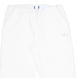 REEBOK 3/4 Length Womens Track Pants White Straight UK 18 W38 L20