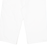 REEBOK 3/4 Length Womens Track Pants White Straight UK 18 W38 L20
