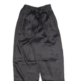 Womens Track Pants Black Straight XXS W24 L28