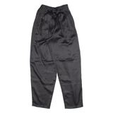 Womens Track Pants Black Straight XXS W24 L28