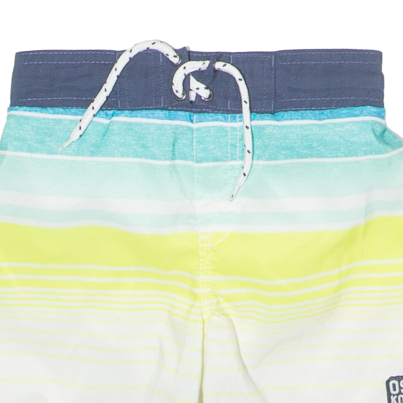 OSH KOSH B'GOSH Mesh-Lined Boys Swimming Shorts White Striped 2-3Y W20