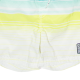 OSH KOSH B'GOSH Mesh-Lined Boys Swimming Shorts White Striped 2-3Y W20