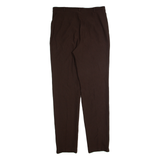 GREEN VILLAGE Womens Trousers Brown Regular Tapered 90s W32 L30