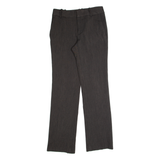 ZARA BASIC Womens Trousers Grey Regular Straight W28 L30