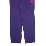 Belted Outdoor Womens Trousers Purple Regular Straight 90s W34 L32