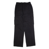 LA SHADY Cargo Womens Trousers Black Regular Straight W28 L30