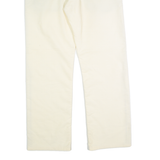 DIESEL Womens Corduroy Trousers Cream Regular Straight 90s W36 L28