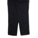 H&M DIVIDED Womens Trousers Black Regular Straight W30 L30
