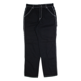 H&M DIVIDED Womens Trousers Black Regular Straight W30 L30