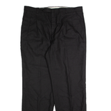 SAHAR & ELIKA Chino Mens Trousers Black Regular Straight 90s W36 L30