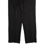 SAHAR & ELIKA Chino Mens Trousers Black Regular Straight 90s W36 L30