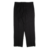 SAHAR & ELIKA Chino Mens Trousers Black Regular Straight 90s W36 L30