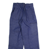 Workwear Womens Trousers Blue Regular Straight W26 L28