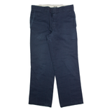 DICKIES 874 Workwear Mens Trousers Blue Regular Straight W32 L32