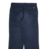 DICKIES 874 Workwear Mens Trousers Blue Regular Straight W32 L32
