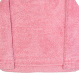 REGATTA Womens Fleece Pink Button Neck UK 12