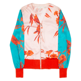 TED BAKER Womens Bomber Jacket Pink Floral S