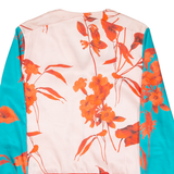 TED BAKER Womens Bomber Jacket Pink Floral S