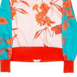 TED BAKER Womens Bomber Jacket Pink Floral S