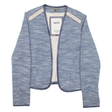TOMMY HILFIGER Womens Jacket Blue Knit S
