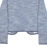 TOMMY HILFIGER Womens Jacket Blue Knit S