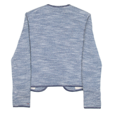 TOMMY HILFIGER Womens Jacket Blue Knit S