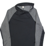 ADIDAS Activewear Womens Sweatshirt Black 1/4 Zip XS