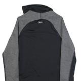 ADIDAS Activewear Womens Sweatshirt Black 1/4 Zip XS