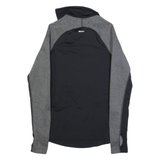 ADIDAS Activewear Womens Sweatshirt Black 1/4 Zip XS